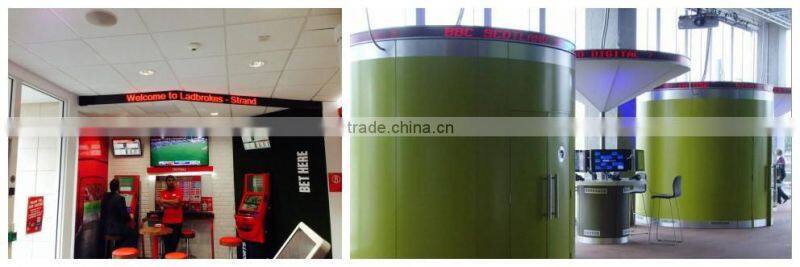 china led tv price in india Pitch 7.62mm Flexible big screen hd Moving Message Sign with Full Color