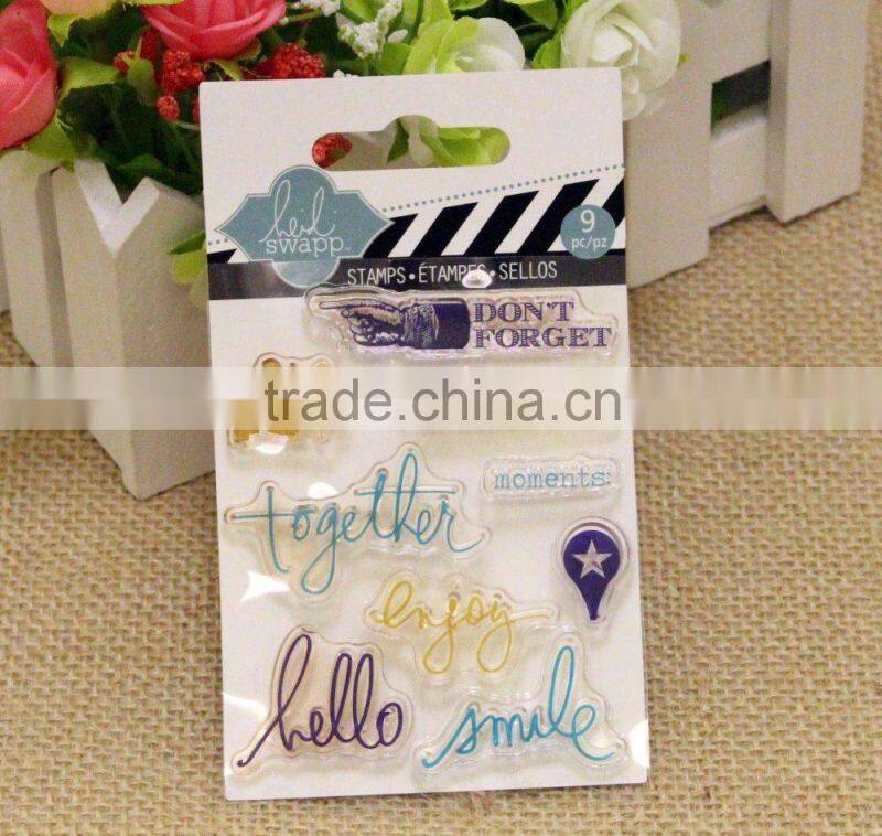 Clear stamp Promotin Gift