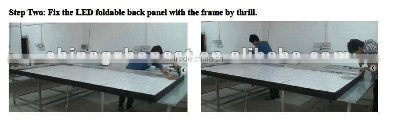 Double sided led backlit highway unipole