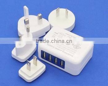 Micro USB car charger 5V4.2A 2 USB portable car charger with free samples