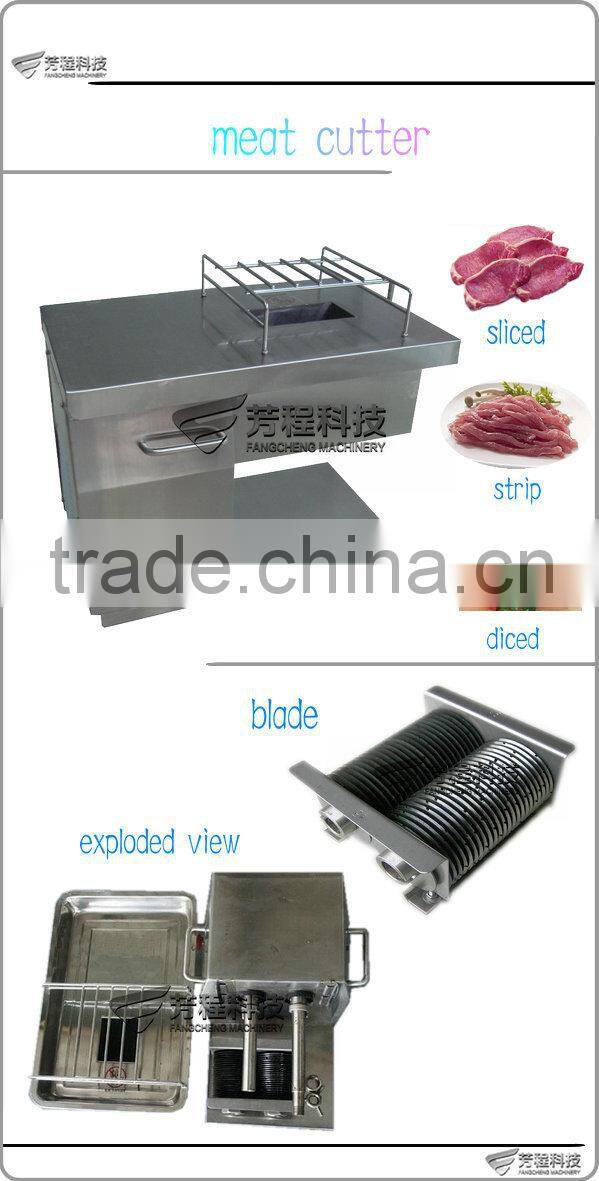 Stainless Steel Meat Cutting Machine Bacon Slicing Machine