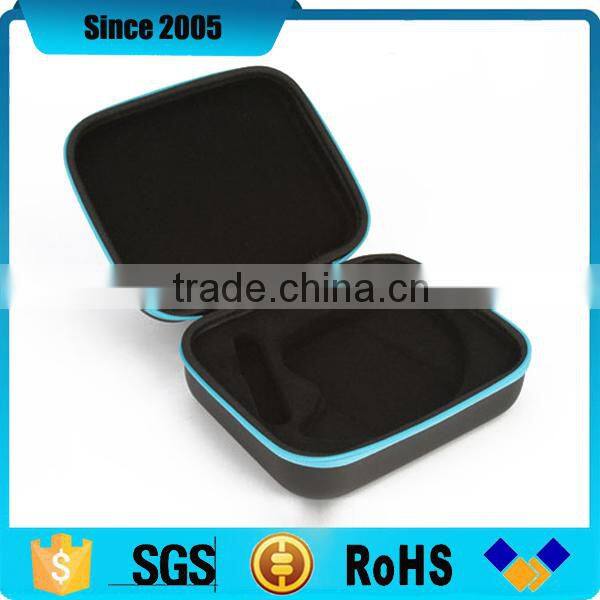 PU leather waterproof eva zipper packing case with printing logo