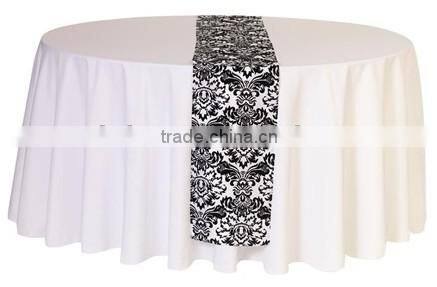 Hot Selling Beautiful Jacquard Table Runner Pintuck Table Runner Wedding Banquet