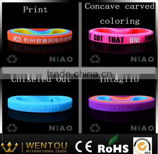 new product uv sensitive silicon wristband