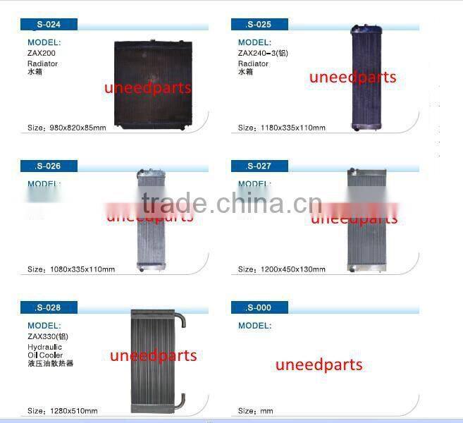 Factory direct supply Hitachi EX120-1 radiator