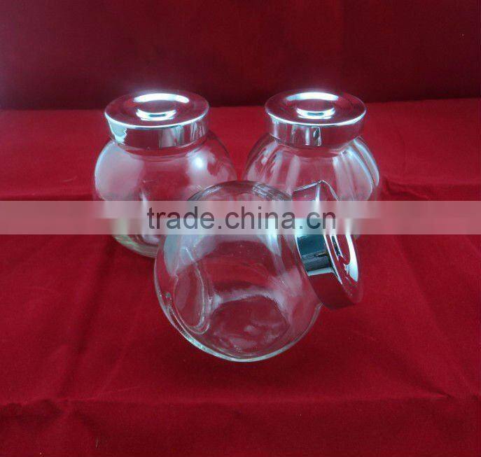 shaped glass food storage container 160ml