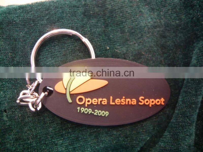 Sprots keychain silicon keychain