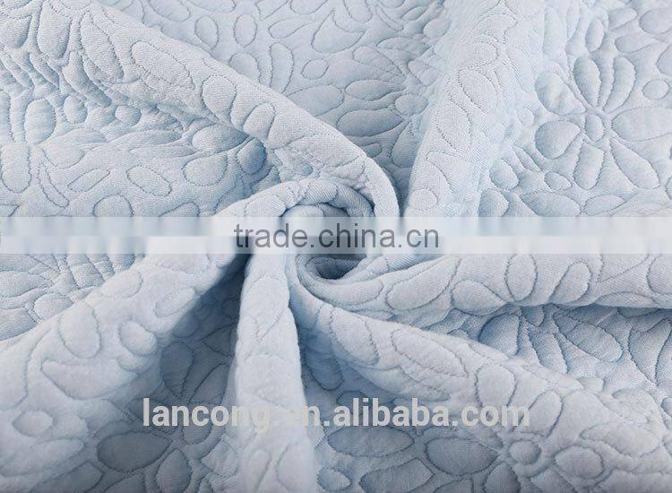 China supplier Women's Clothing Spandex Clothing jacquard velour fabric