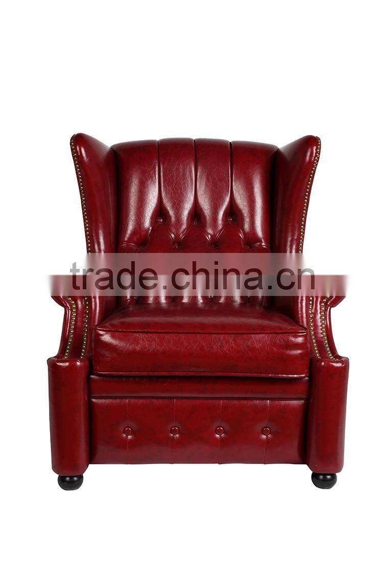 High quality PU leather sofa chair, armrest chair