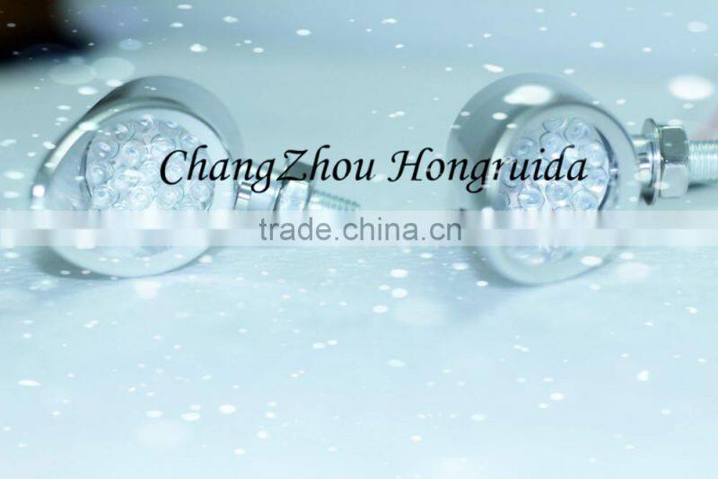 2x black Amber Metal ALUMINUM Mini Bullet Turn Signals Blinkers for BOBBER Cruiser Chopper Custom