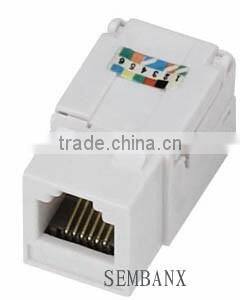 cat3 6p4c utp keystone jack
