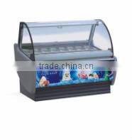 High qualtiy gelato/hard ice cream display showcase