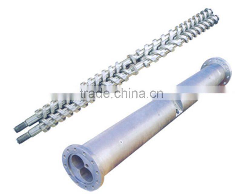 Twin screw and barrel for injection moulding machine/for Haitian Horizontal type machine