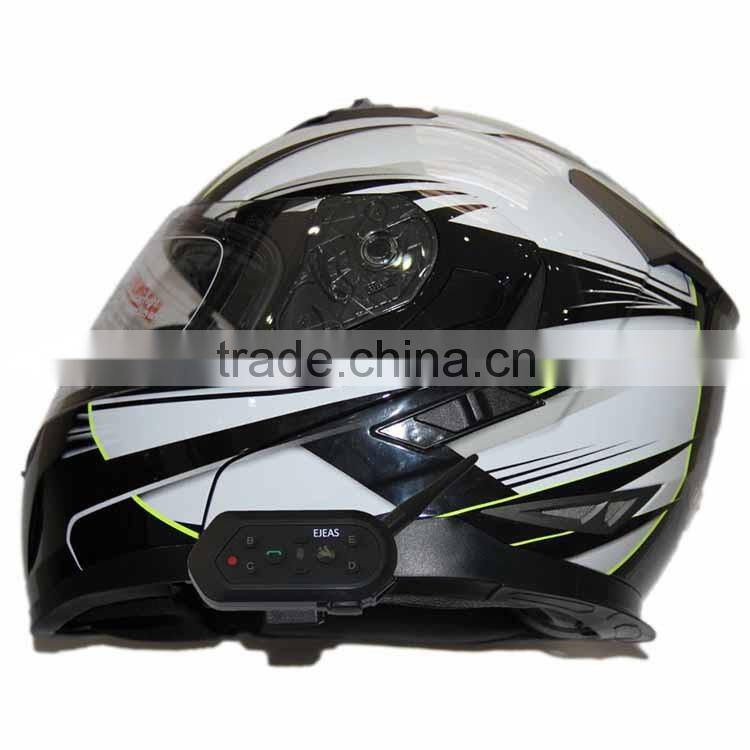 2016 New E6 1200m 6 riders bluetooth multi interphone bluetooth speaker for motorcycle