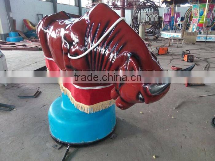 Kids Mechanical Bull PVC Material Inflatable Bull Ride Fairground Thrill Rides Mechanical Bull For Sale