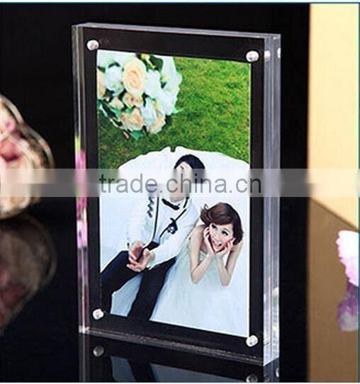 4x6 plexiglass magnet photo frame