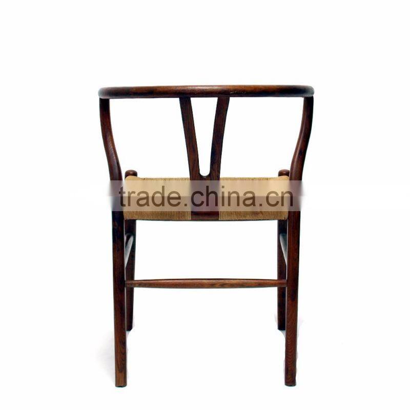 Wholesale foldable classic wooden floral fabric arm lounge chair