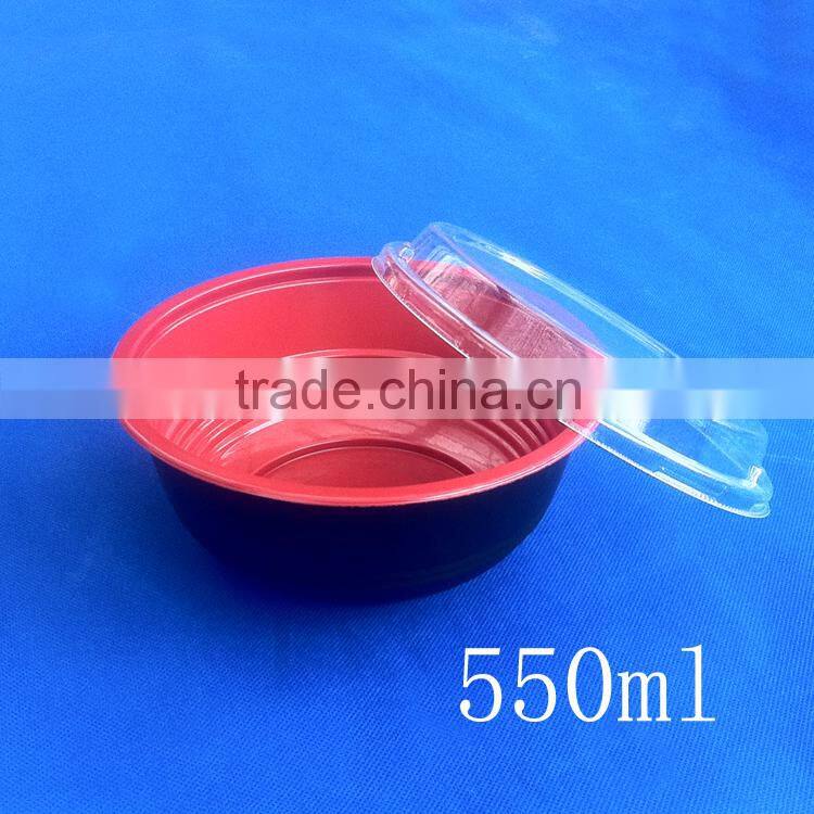 Red PP Bowl Japan Plastic Container