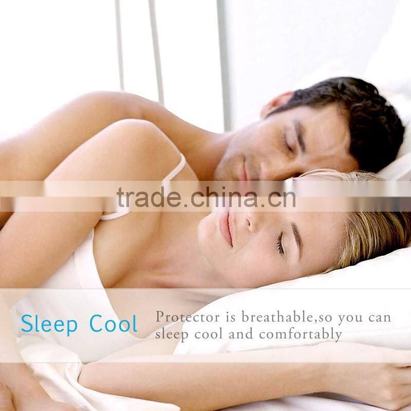 China Wholesale Water Proof Cotton Terry Towel TPU Bed Sheet