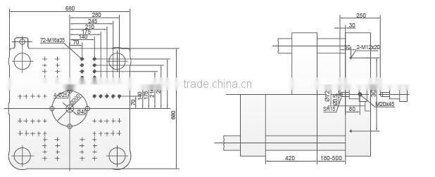 injection molding machine price HDX168