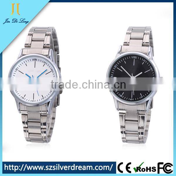 Fashion Stainess Steel Watch Anticlockwise Wrist Watches for OEM