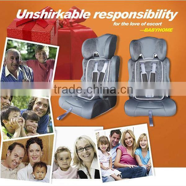 2015 new racing style fabric safety adult car booster seat