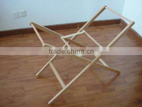 Wooden Moses Basket Stand