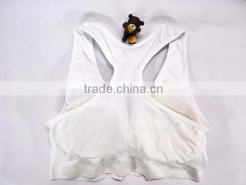 Shantou Womens Yoga Wear Girl Sport Wireless Seamless Running Top Vest Stretch Bras Various Colors Underwear