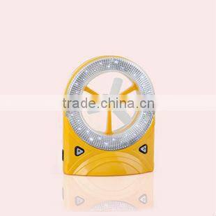 recharging two-purpose multifunctional emergency table fan