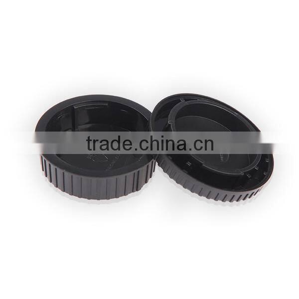 Manufacturer Wholesale Black Plastic Rear Lens Cap for Camera