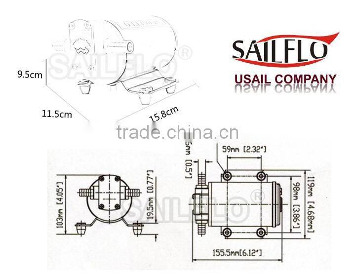 Sailflo hand operated fuel oil pump for car
