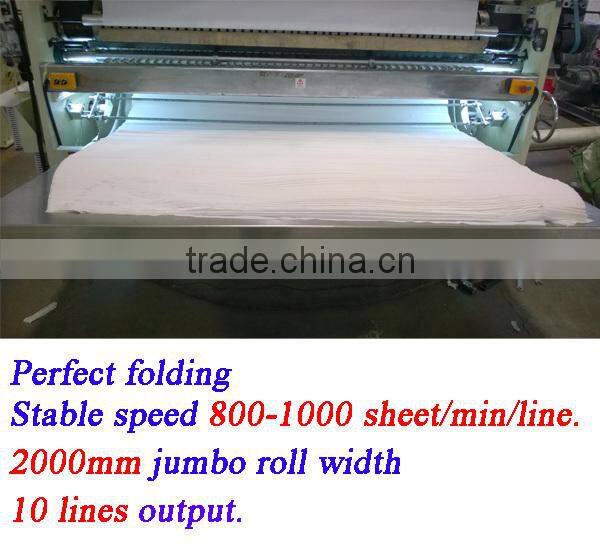 Laminating Printing High Speed Automatic Single Fold Paper Towel Machine