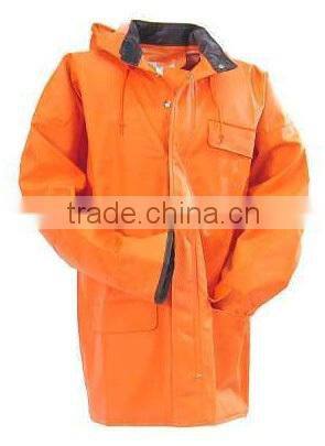 Hi-Vis Men's Reversible Rain Coat(100% waterproof)