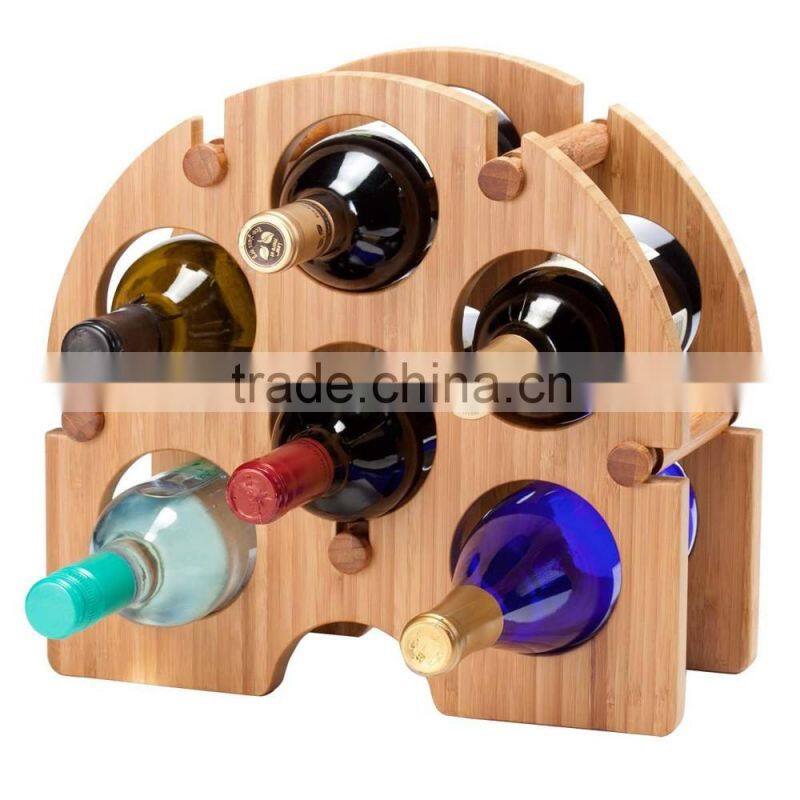 Bamboo Arch Wine Rack, 6-Bottle by Oenophilia