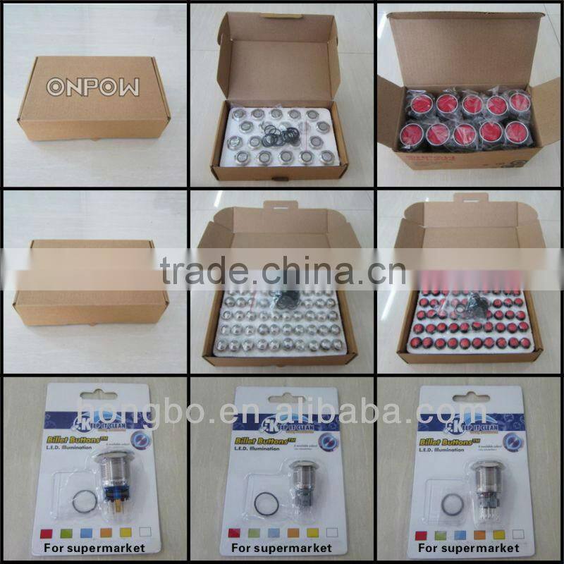 30 Years Industry Leader ONPOW LED Signal Tower Warning Light HBJD-40,Dia. 40mm ROHS