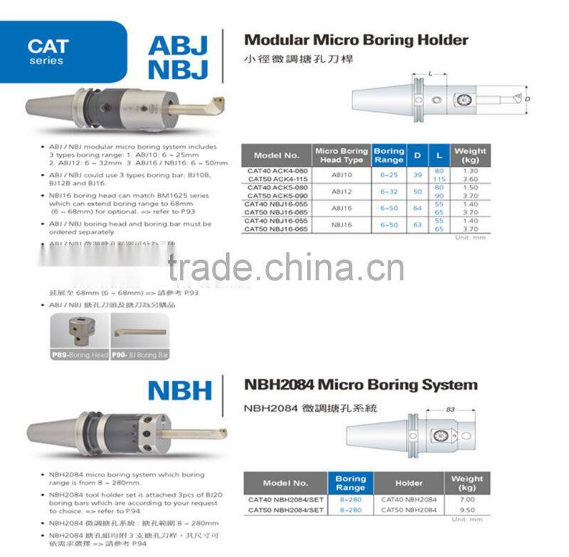 CAT40-LBK5-100 fine-tuning fine boring shank
