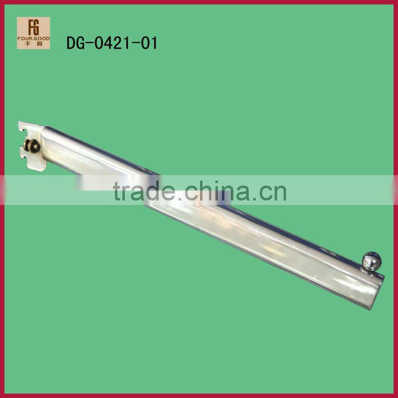 Chrome Slatwall 16" Faceout Hooks/ Pegs - Store Display Mount USED