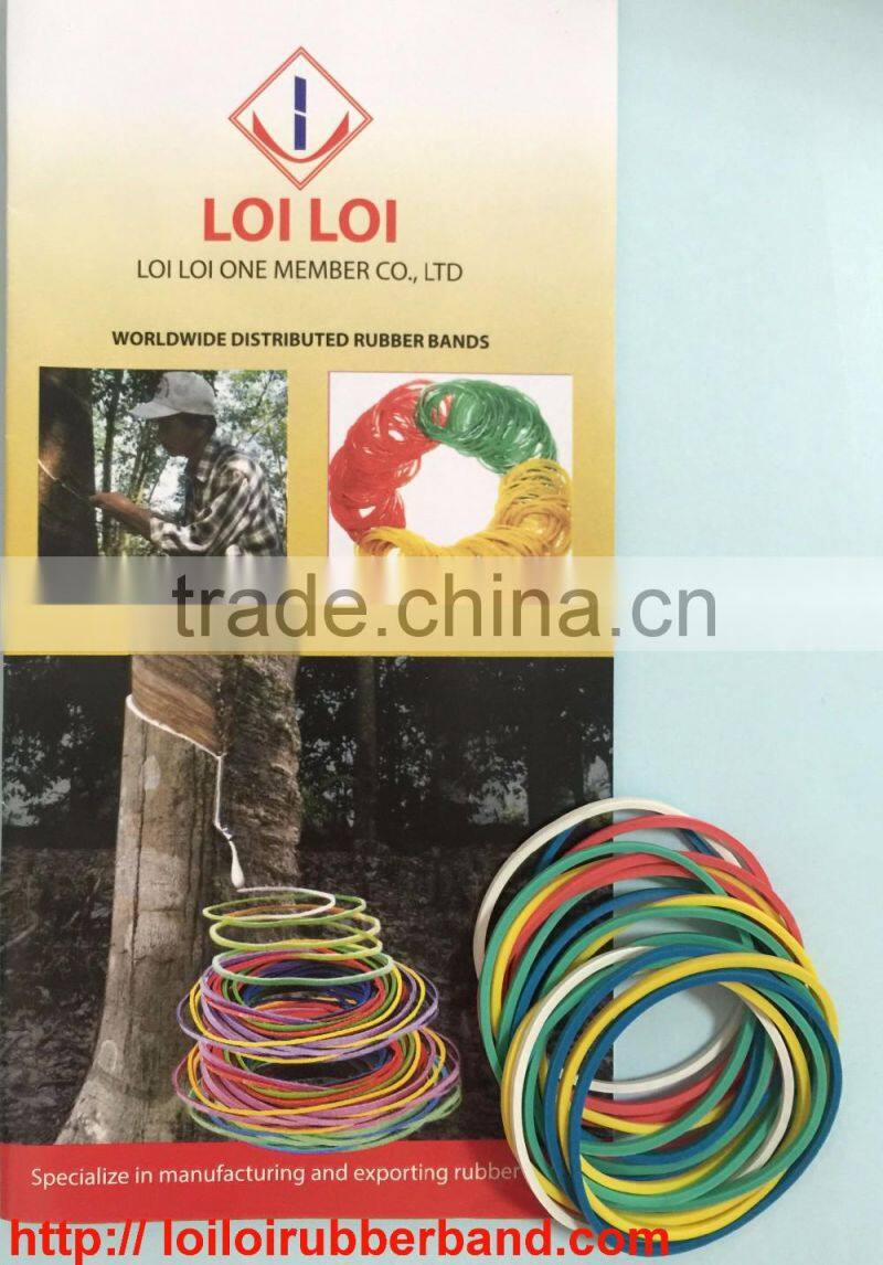 Durable Latex Rubber Band for Stationery, Household and Agricultural from Flexible Gold Supplier