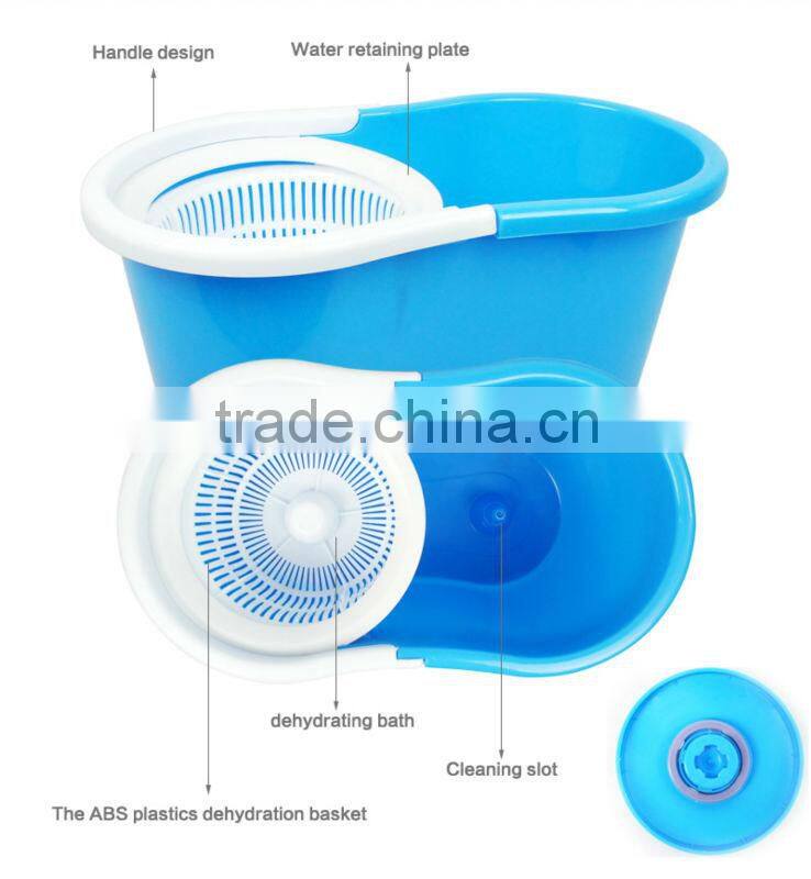 Spin Mop Deluxe Cleaning System with 2 Mop Heads