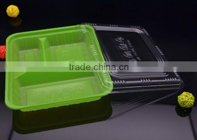 high quality disposable plastic lunch box food container factory price