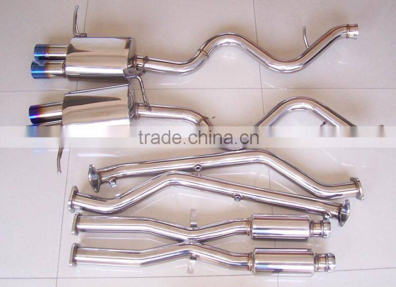 3-SERIES E92 335I COUPE M3 EXHAUST CATBACK with Titanium coating tips
