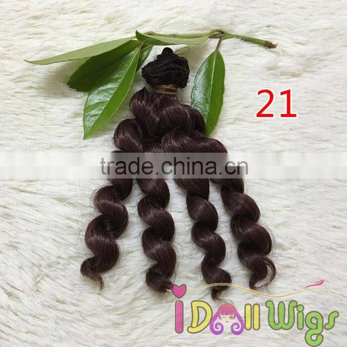 Brand New 15*100cm Body Wave Hair Extension HT Resistant Wig for SD BJD Baby Dolls