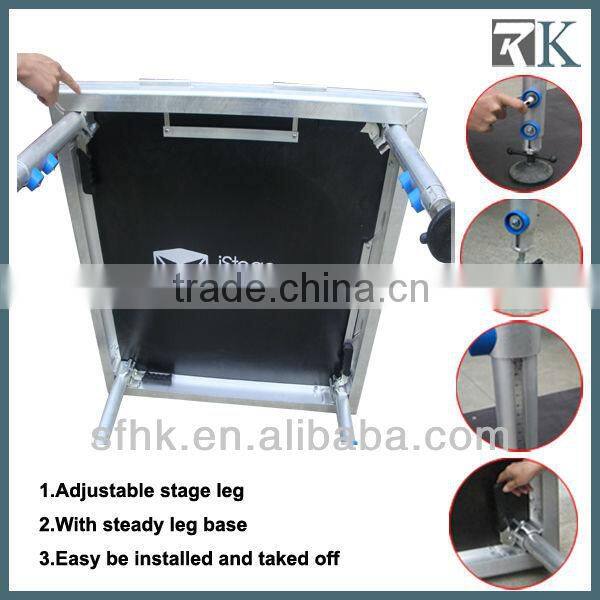 RK portable stage stairs/portable stage prices