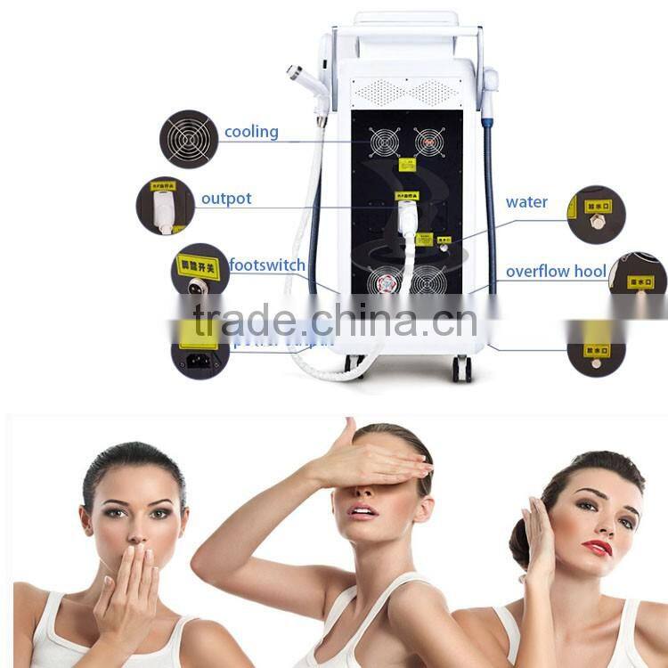 2016 NEW BD-OPT SHR fast hair removal / Nd yag laser tattoo removal machine for skin tightening