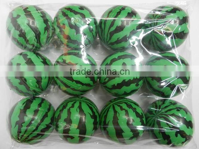 Baby toy Soft anti stress ball,watermelon PU foam Ball
