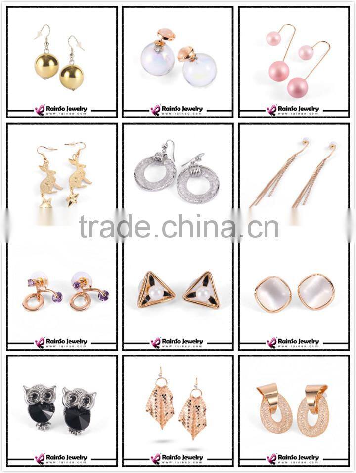 European Style Accessories Night Owl Stud Earring 3 Colors