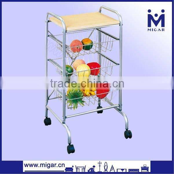 Metal Restaurant food serving trolley MGR-9666