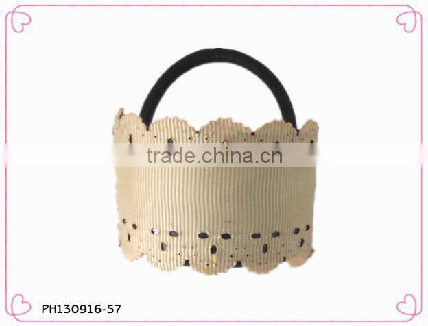 2014 new design Opened Circle Cuff Hair Band Ponytail Holder