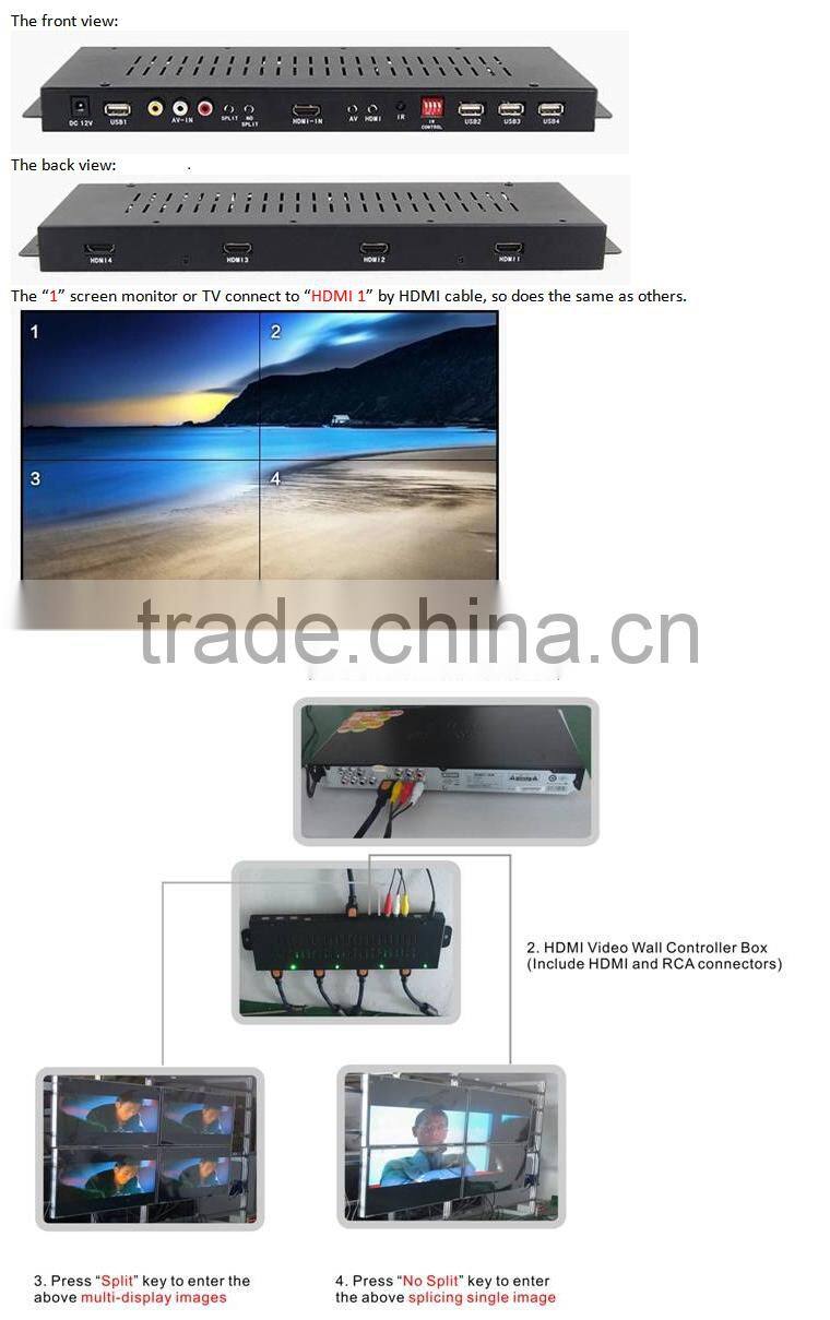 High Performance Extensible TV Controller Box For Multiple Display Monitor