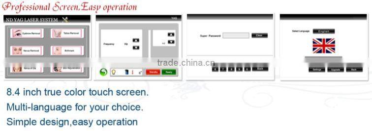 Best 1064nm 532nm 1320nm pulse q switch birthmark removal laser